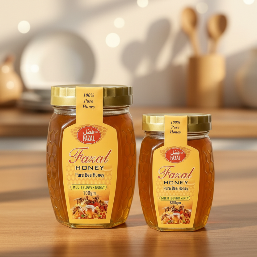 Fazal Honey Jars - 500gm and 1000gm Together